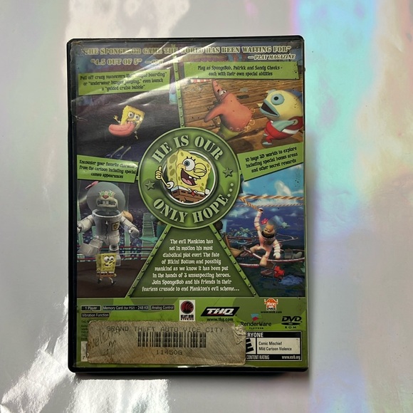 SpongeBob SquarePants battle for bikini bottom ps2 game - Picture 3 of 4